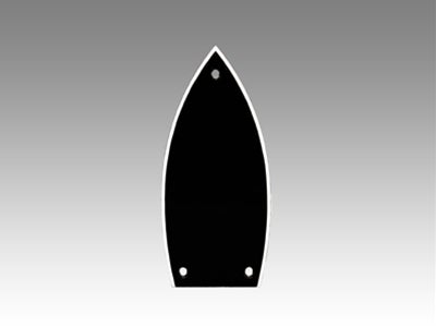 トラスロッドカバー 黒/白2P 【TRUSS ROD COVER】通販 | ギターワークス