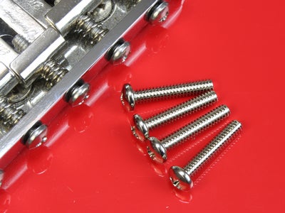 オクターブ調整ビス インチ ニッケル 6本セット 2.7X14mm通販