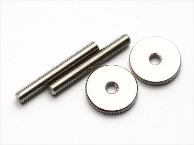 ブリッジ高さ調整ネジ＆サムナット ミリ ニッケル通販 | ギターワークス
