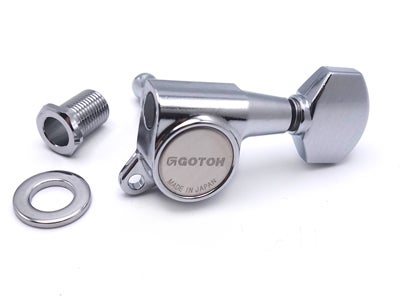 ゴトー シャーラーミニスタイルペグ 6連 クローム GOTOH SG381-07-L