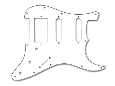 ピックガード ストラトタイプ S-S-H 62タイプ ミントアイボリー3P通販
