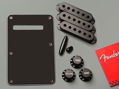 Fender フェンダー '57ストラトキャスターピックガード 黒3P通販