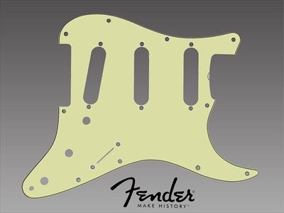 Fender フェンダー '62ストラトキャスターピックガード ミントグリーン