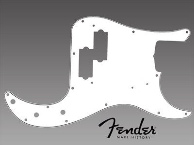 Fender フェンダー '62プレシジョンベースピックガード 白3P通販