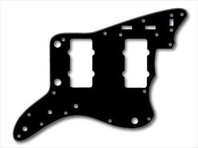 ピックガード ジャズマスタータイプ 黒/白/黒3P通販 | ギターワークス