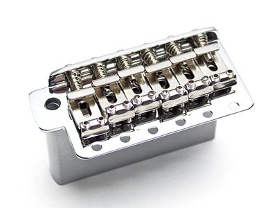 スチールブロックシンクロタイプブリッジ 弦ピッチ10.8mm クローム