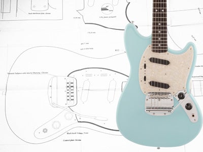 Fender ムスタング スタイル製図通販 | ギターワークス