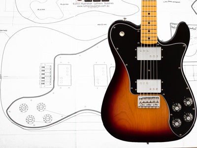 Fender テレキャスターシンライン スタイル製図通販 | ギターワークス
