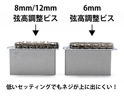 ステンレスサドル調整ビス 6mmショート ミリ 12本セット通販 | ギター
